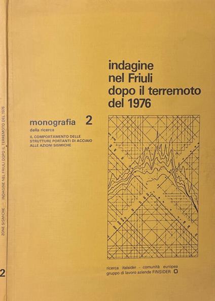 Indagine nel Friuli dopo il terremoto del 1976 - copertina