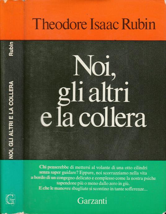 Noi, gli altri e la collera - Theodore Isaac Rubin - copertina