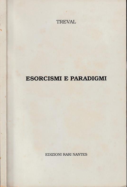 Esorcismi e paradigmi - copertina