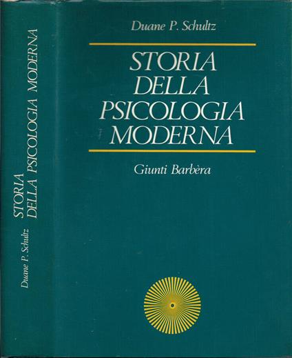 Storia della psicologia moderna - Duane P. Schultz - copertina