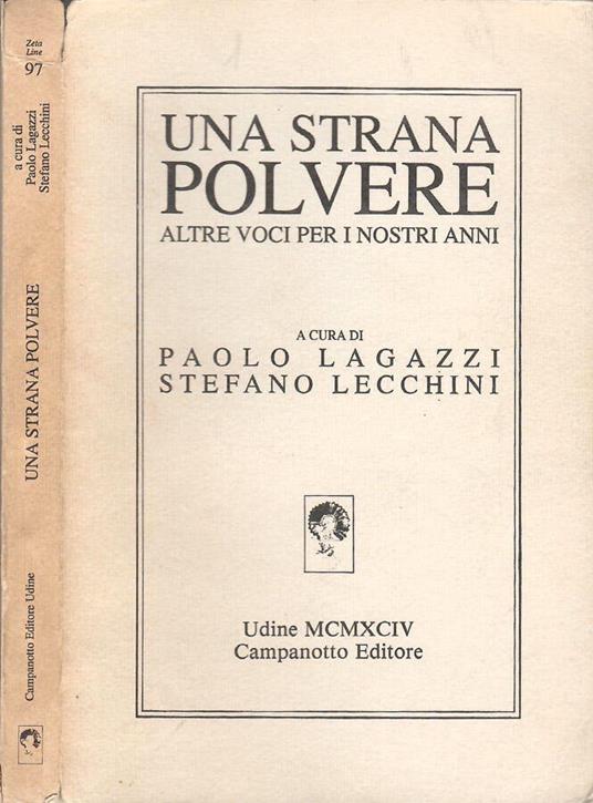 Una strana polvere - copertina