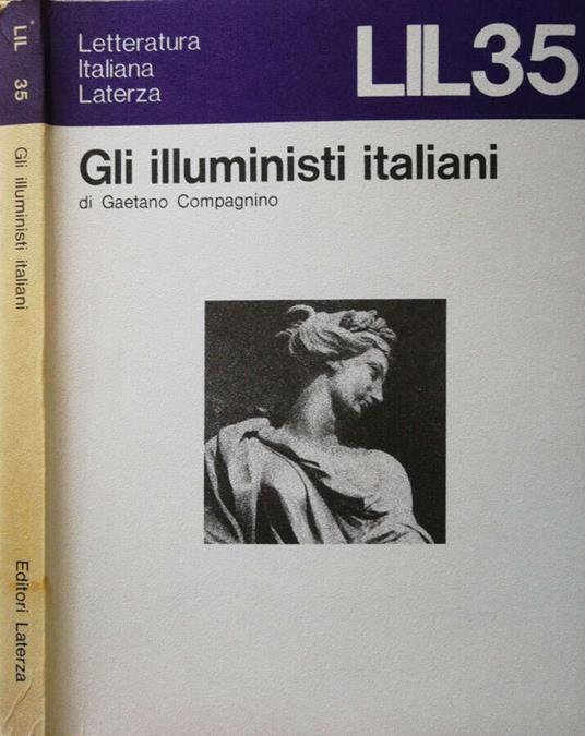 Gli illuministi italiani - Gaetano Compagnino - copertina