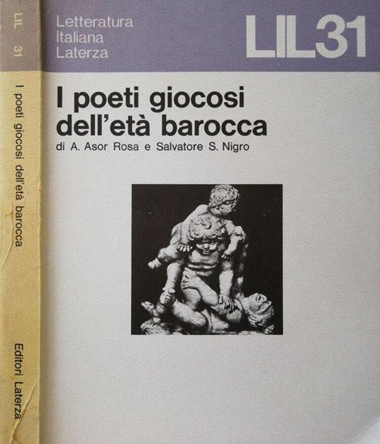 I poetici giocosi dell'età barocca - copertina