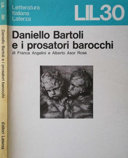 Daniello Bartoli e i prosatori barocchi - copertina