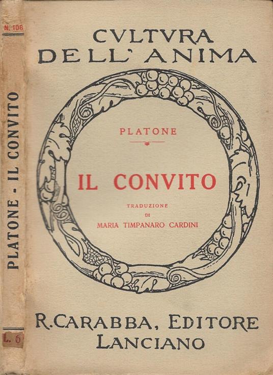 Il Convito - Platone - copertina