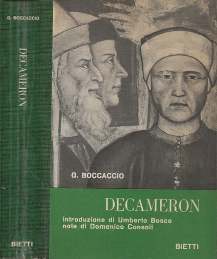 Decameron - Giovanni Boccaccio - copertina