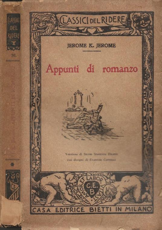 Appunti di romanzo - K. Jerome Jerome - copertina