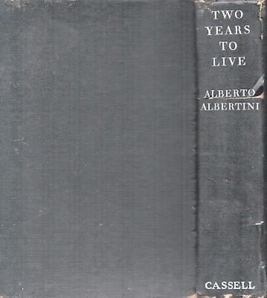 Two years to live - Alberto Albertini - copertina