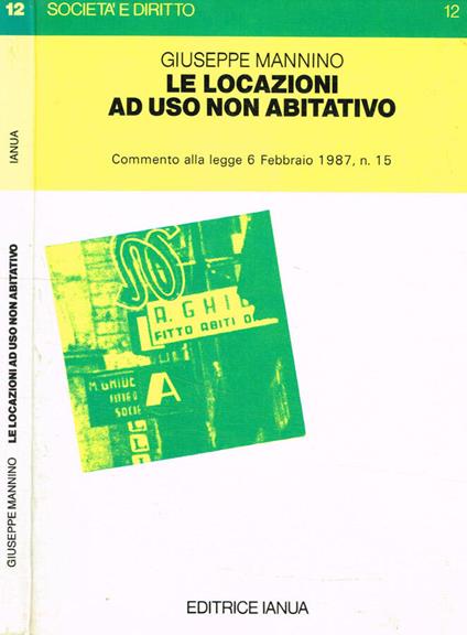 Le locazioni ad uso non abitativo - Giuseppe Mannino - copertina