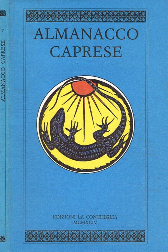 Almanacco caprese n.7 - copertina