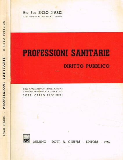 Professioni sanitarie. Diritto pubblico - Enzo Nardi - copertina