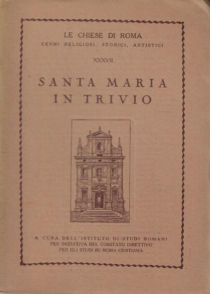 Santa Maria in Trivio - copertina