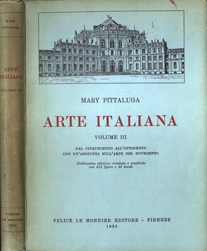 Arte italiana Vol. III - Mary Pittaluga - copertina