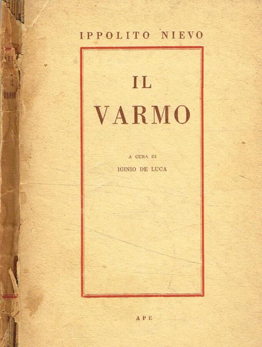 Il varmo - Ippolito Nievo - copertina