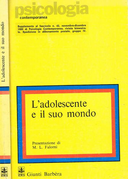 L' Adolescente e il suo mondo - Irene M. Josselyn - copertina