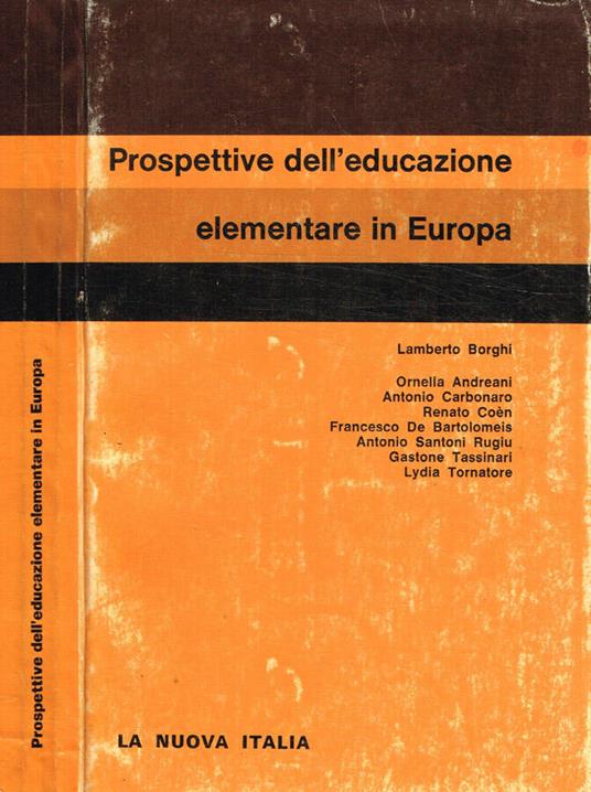 Prospettive dell'educazione elementare in europa - copertina