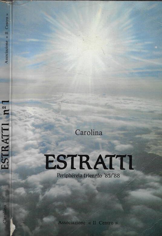 Estratti - Carolina - copertina