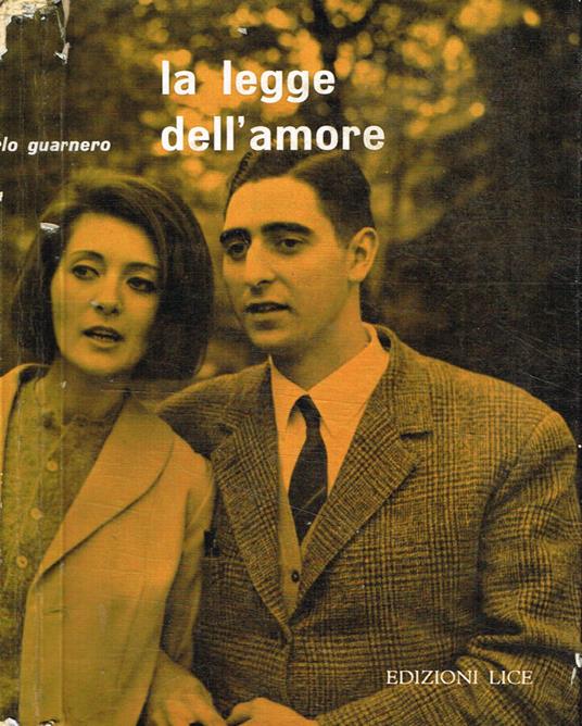 La legge dell'amore - Carlo Guarnero - copertina