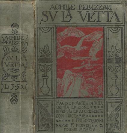 Su la vetta - Achille Pellizzari - copertina