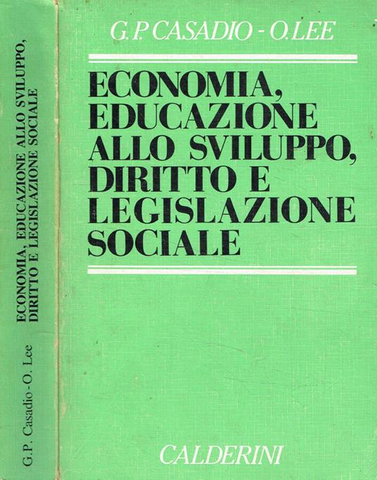 Economia, educazione allo sviluppo, diritto e legislazione sociale - copertina