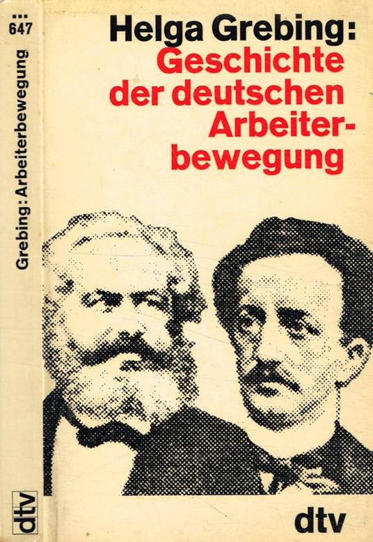 Geschichte der deutschen arbeiterbewegung - copertina