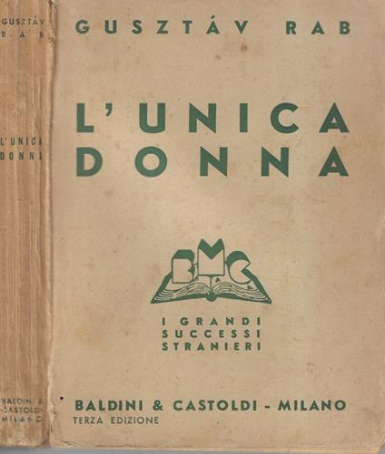 L' unica donna - Gusztáv Rab - copertina