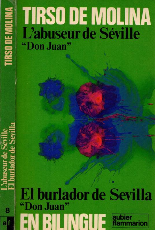 L' abuseur de Séville, Don Juan/El burlador de Seville, Don Juan - Tirso de Molina - copertina