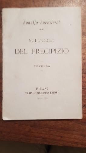 Sull'orlo del precipizio - copertina