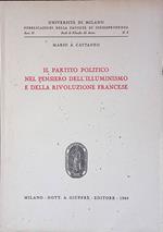 Il partito politico nel pensiero dell'Illuminismo e della Rivoluzione Francese