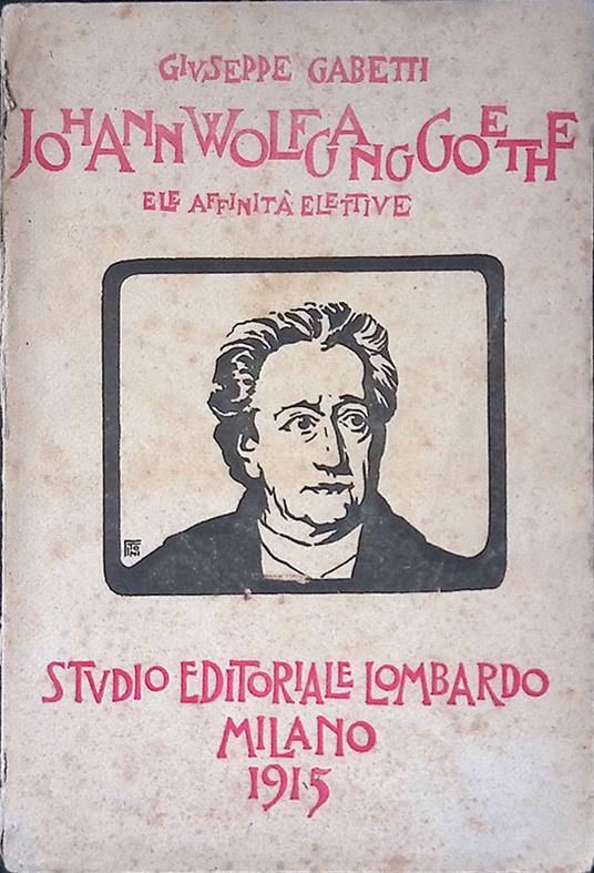Le affinità elettive del Goethe - Giuseppe Gabetti - copertina