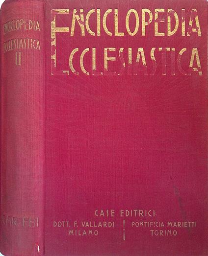 Enciclopedia ecclesiastica - Adriano Bernareggi - copertina
