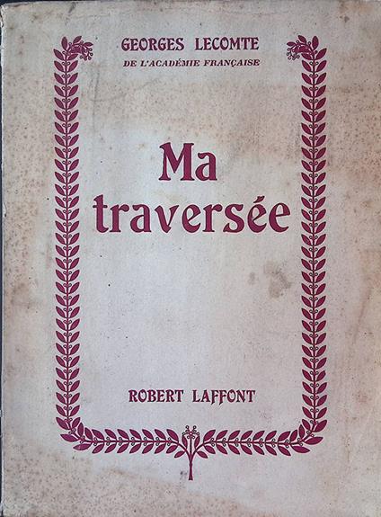 Ma traversee - copertina