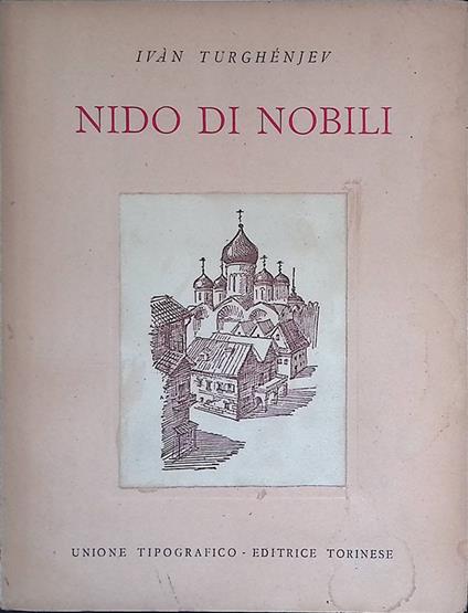 Nido di nobili - Ivan Turgenev - copertina