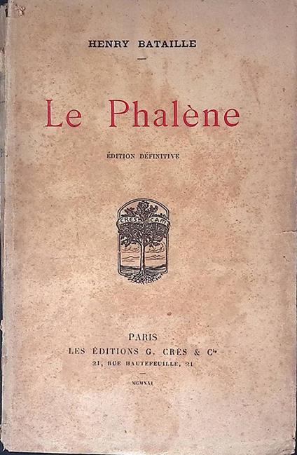 Le Phalene - copertina