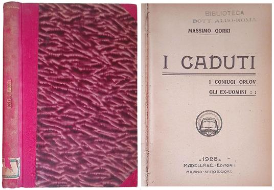 I caduti - Massimo Gori - copertina