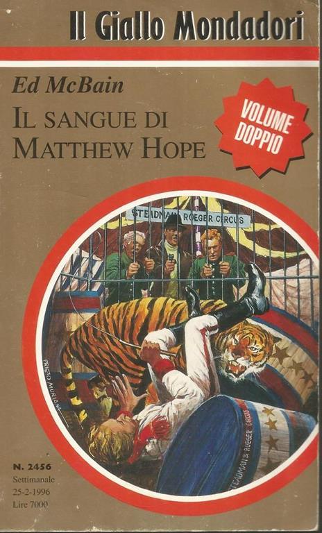 Il sangue di Matthew Hope - Ed McBain - copertina