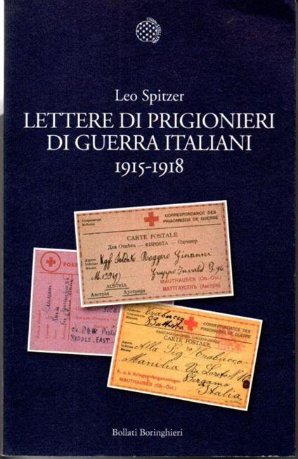 Lettere di pirgionieri di guerra italiani 1915-1918 - Leo Spitzer - copertina