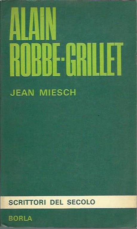 Alain Robbe-Grillet - Jean Miesch - copertina