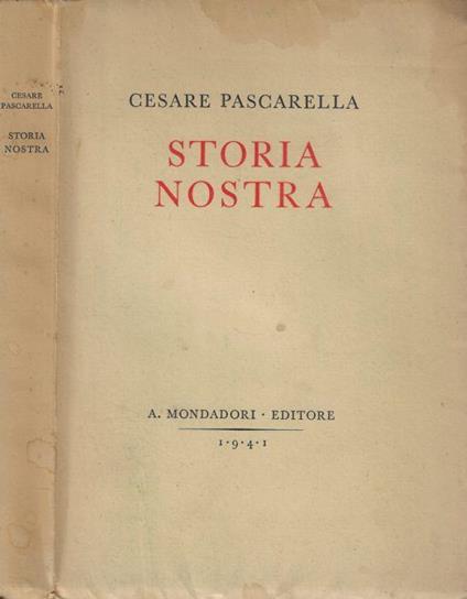 Storia nostra - Cesare Pascarella - copertina