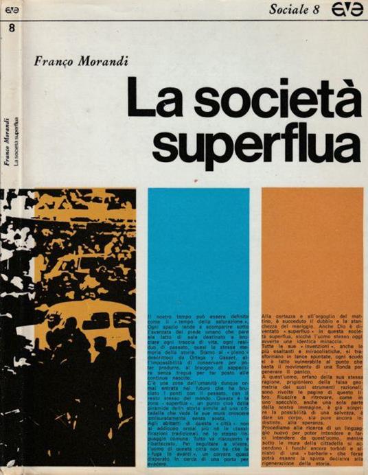 La società superflua - Franco Morandi - copertina