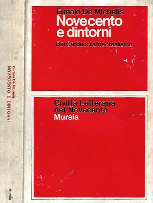 Novecento e dintorni - Eurialo De Michelis - copertina