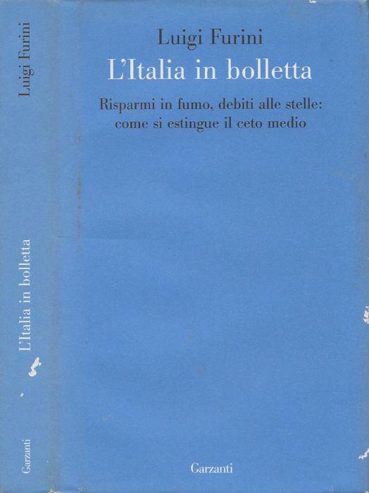 L' Italia in bolletta - Luigi Furini - copertina