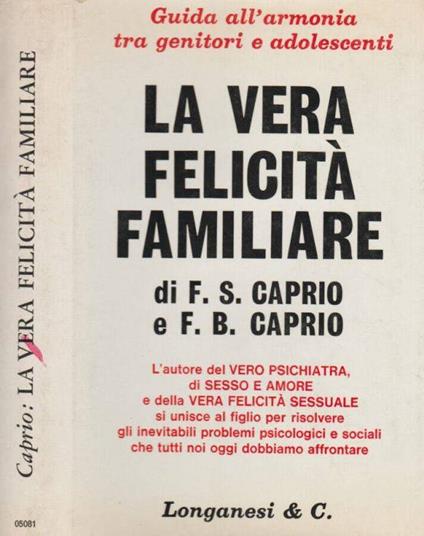 La vera felicità familiare - Frank S. Caprio - copertina