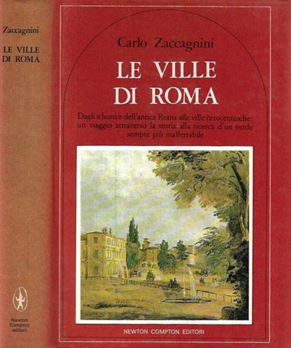 Le ville di Roma - Carlo Zaccagnini - copertina