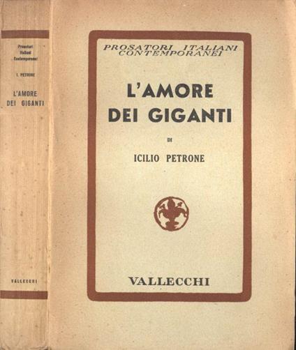 L' amore dei giganti - Icilio Petrone - copertina