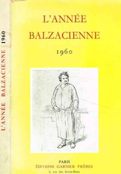 L' année balzacienne 1960 - copertina