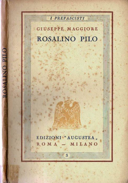 Rosalino Pilo - Giuseppe Maggiore - copertina