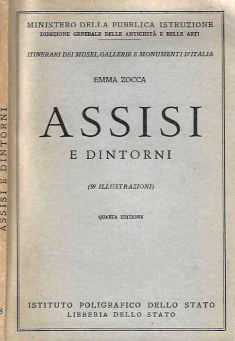 Assisi e dintorni - Emma Zocca - copertina