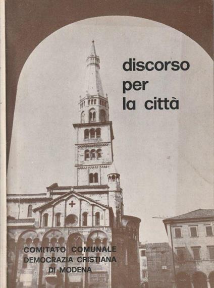 Discorso per la città - copertina