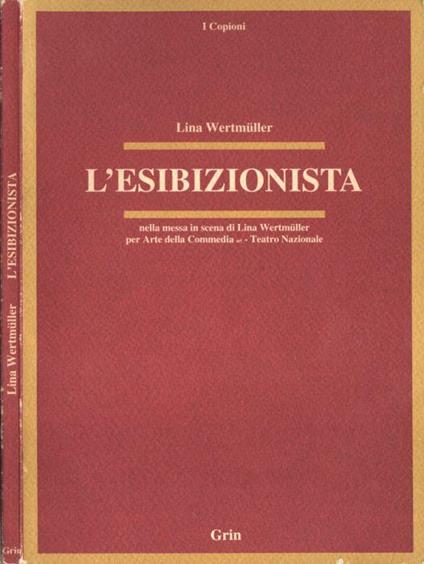 L' esibizionista - Lina Wertmüller - copertina